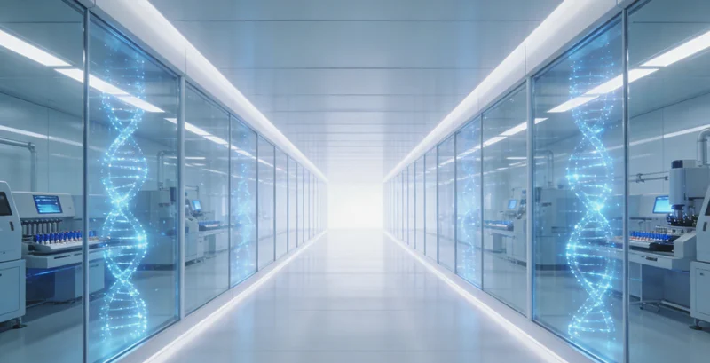 医生与患者共同查看基因检测报告