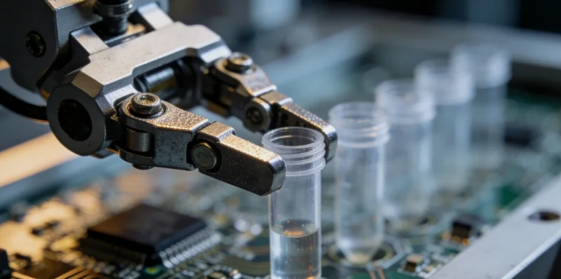 一位医生正在分析CT影像,旁边