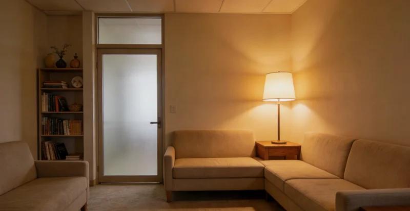 医生与患者在诊室交流甲状腺健康问题