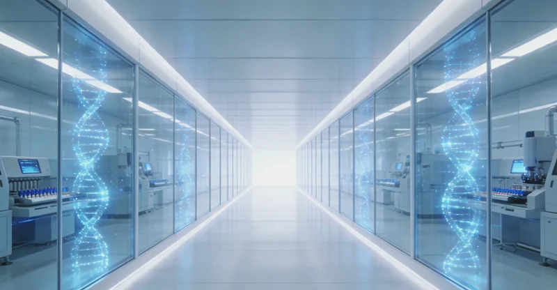 基因检测报告示意图，展示阴性/