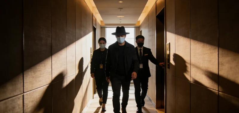 医生正在查看肺部CT影像,与患