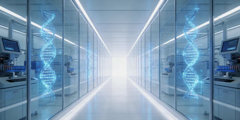 示意图展示从胸腔积液样本到基因