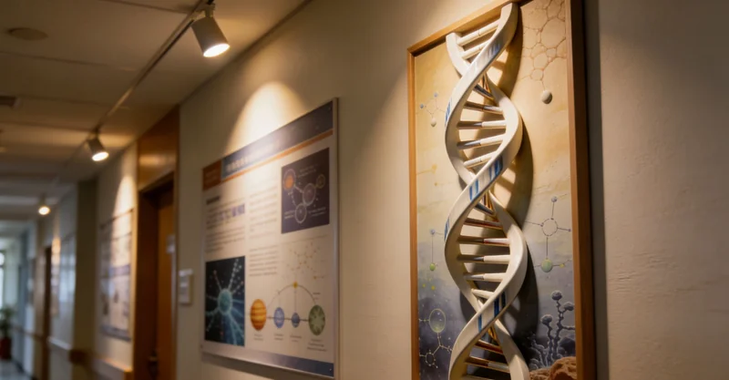 康复出院的患者与医生交流，面带