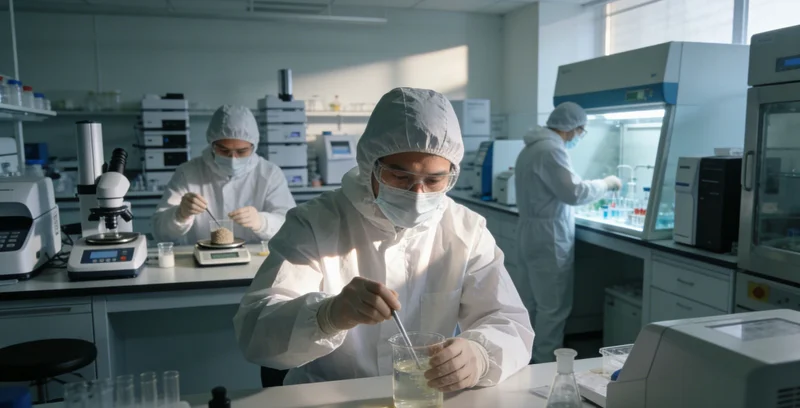 专业人士在向家庭解读基因检测报告的场景