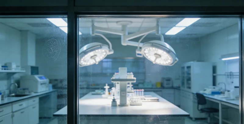 结核基因检测实验室工作场景