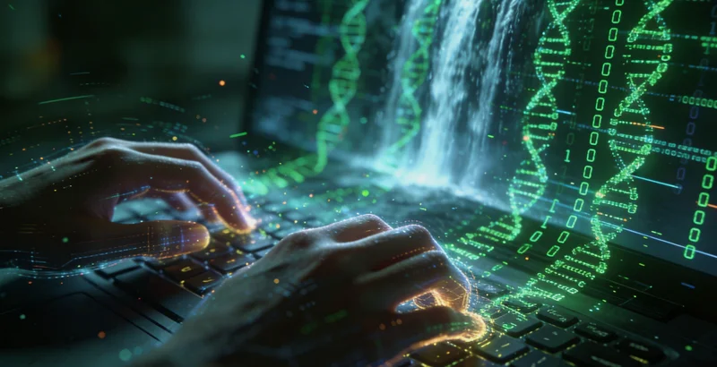 基因测序数据图谱，代表精准的检测技术