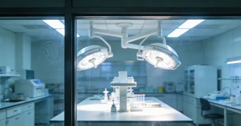 病毒基因检测实验室工作场景