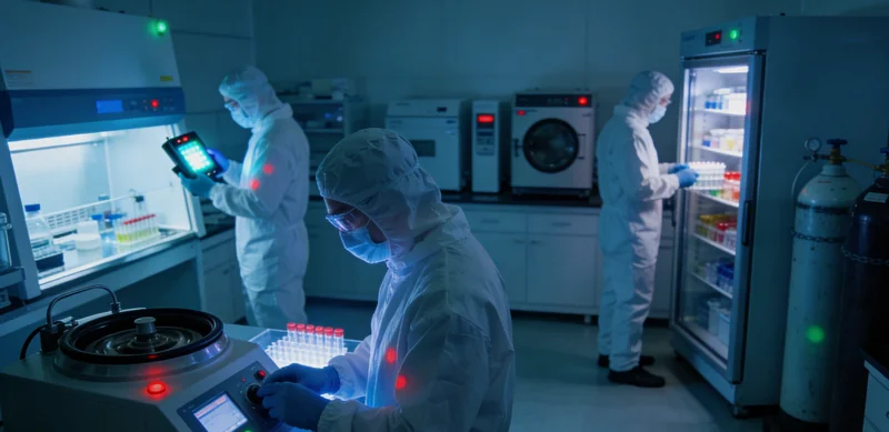 医生指着基因检测报告上的数据图表，向家长进行详细解读