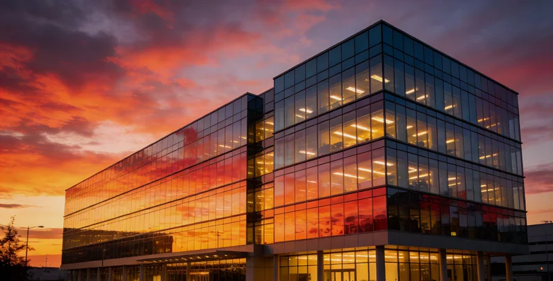 医生在灯箱前查看胸部CT片并进