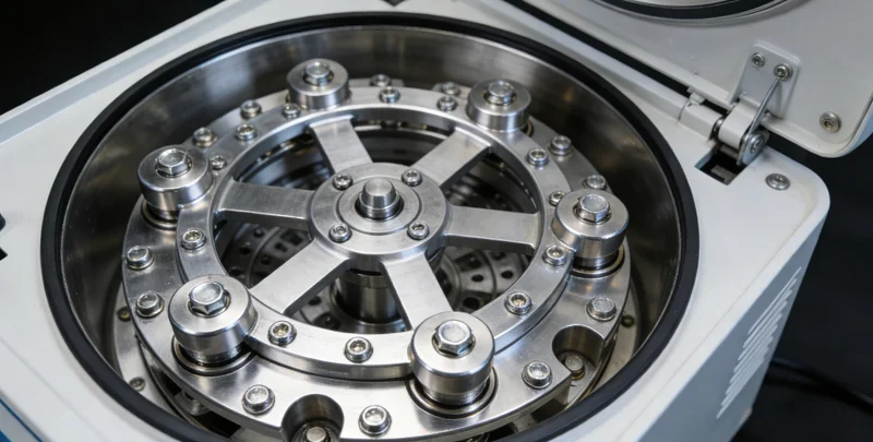 实验室内精密仪器进行DNA分析