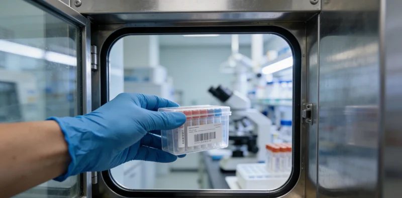 医生正在电脑前为患者详细解读基