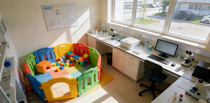 家长手持检测报告与医生顺畅沟通