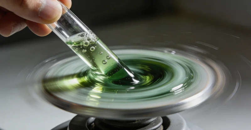 一位母亲在诊室门口担忧地抱着咳