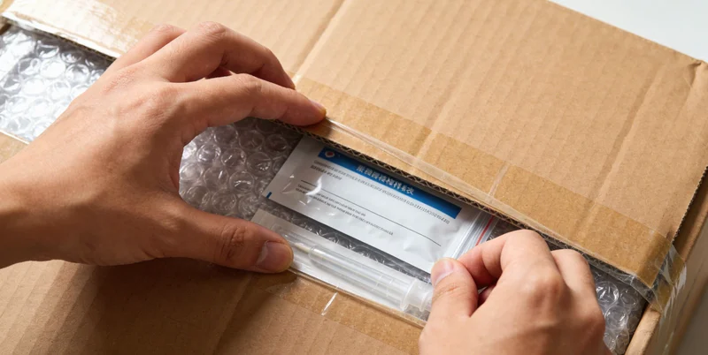 展示专业、规范的采样场景，强调