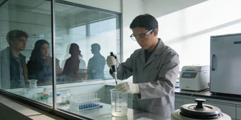 在南通医院内，家属正在向医生咨询基因检测相关事宜