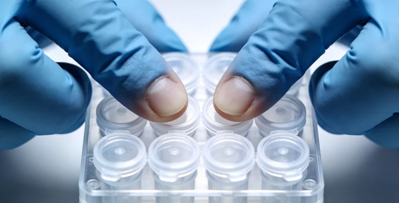 医生正在向患者详细解读基因检测报告内容