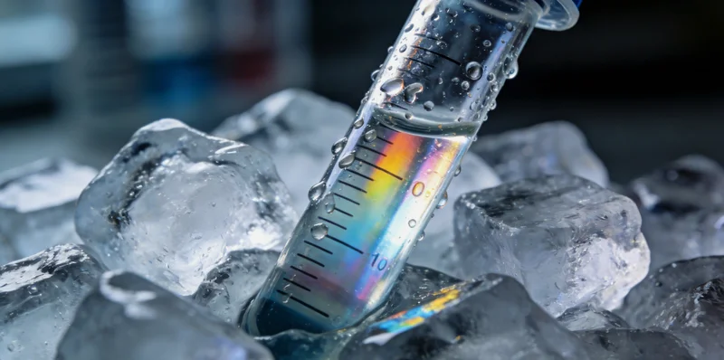 专业的生物样本冷链运输箱，内部