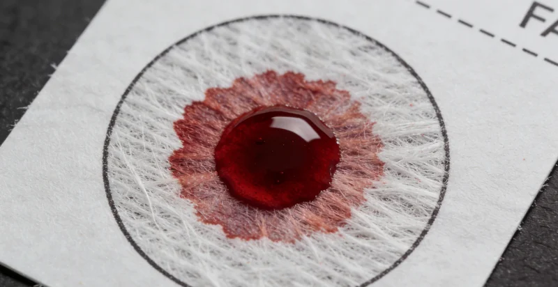 护士正在为受检者进行咽拭子样本