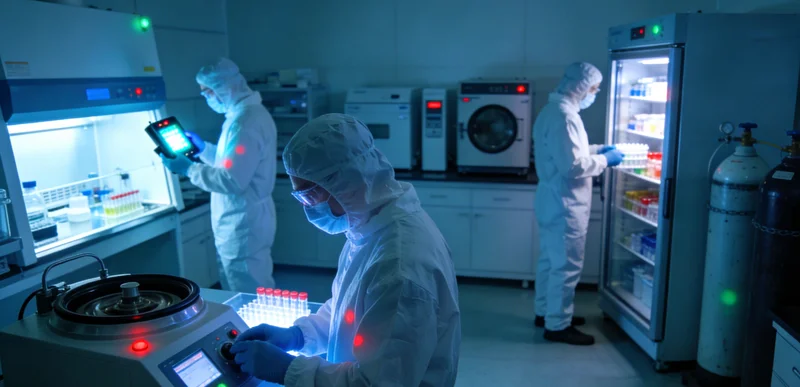 专业技术人员在符合国际标准的洁