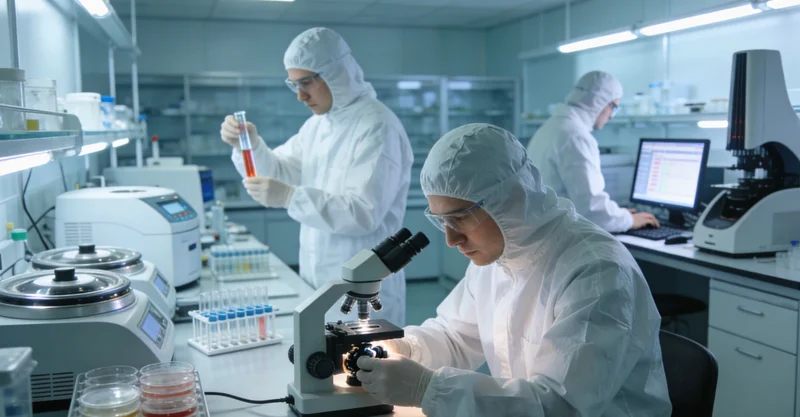 医生正在操作支气管镜获取肺泡灌