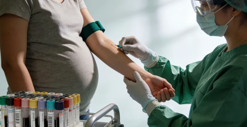 济宁市民在医院进行甲状腺检查