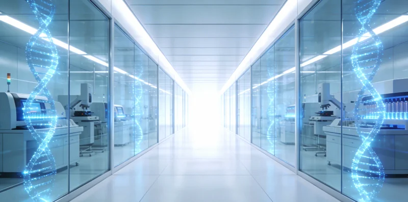 医生在诊室中,正向患者展示并解