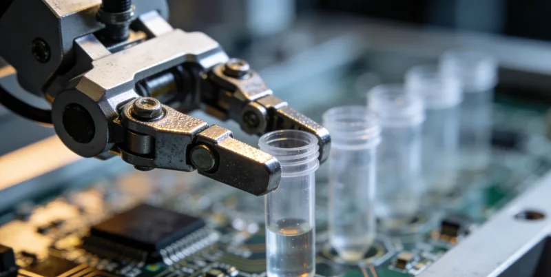 创意概念图:一束光穿过黑暗,照