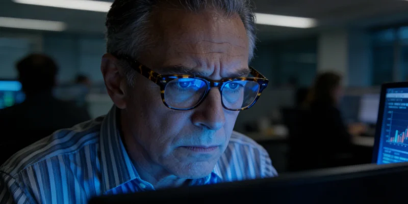 医生在办公室内向患者或家属讲解