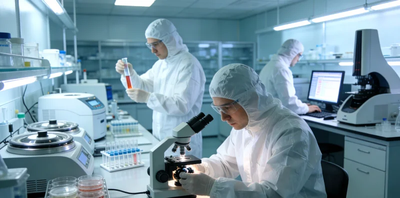 护士正在为患者进行鼻咽拭子采样