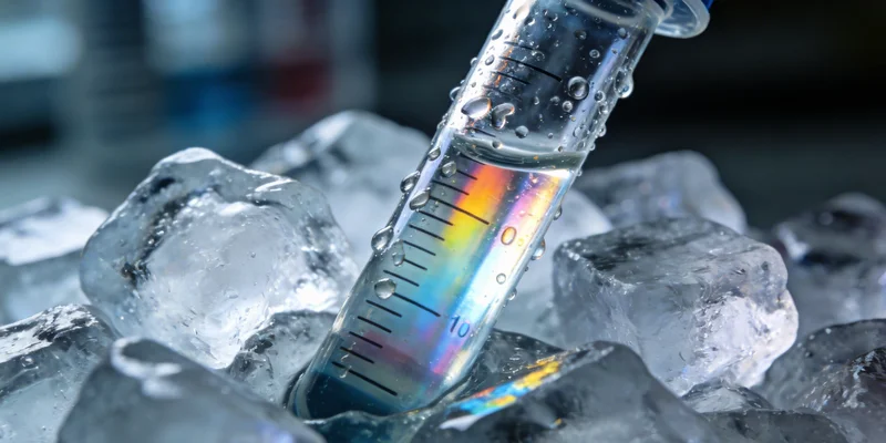 一位医生正在显微镜下仔细观察脑