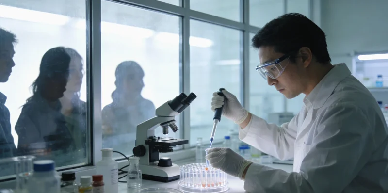 象征性图片:左侧是医院标识,中