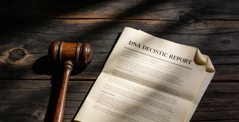 一位中年男性与遗传咨询师正在沟