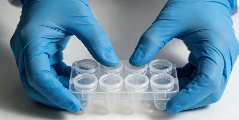 遗传咨询师正在为客户详细解读基因检测报告