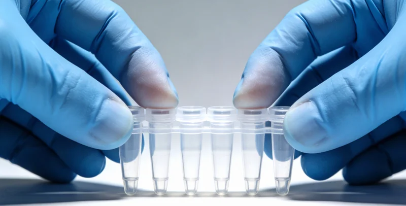 专业人员解读基因检测报告的示意图