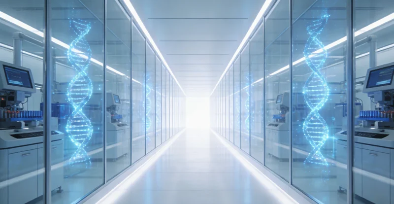 医生向患者家属解释基因检测报告