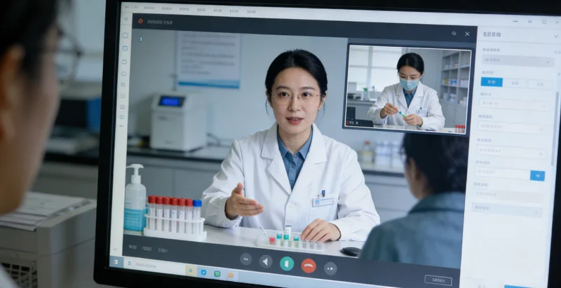 现代化基因检测实验室内部环境