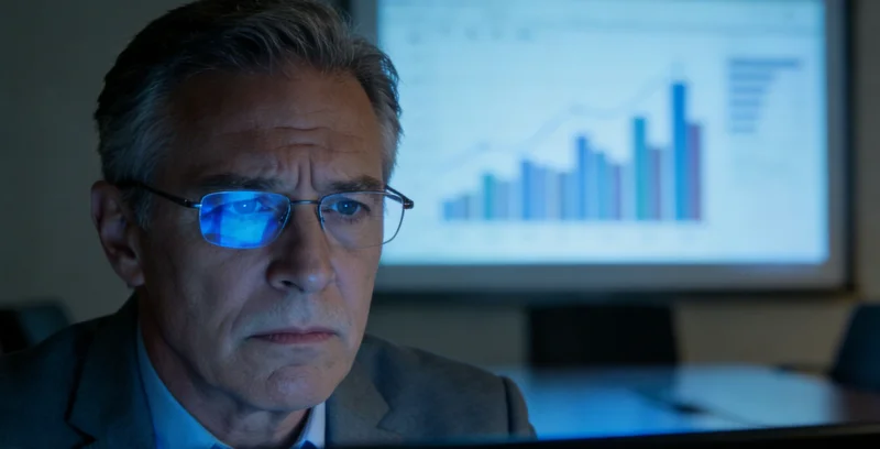 一位舟山医生正在诊室内仔细查看