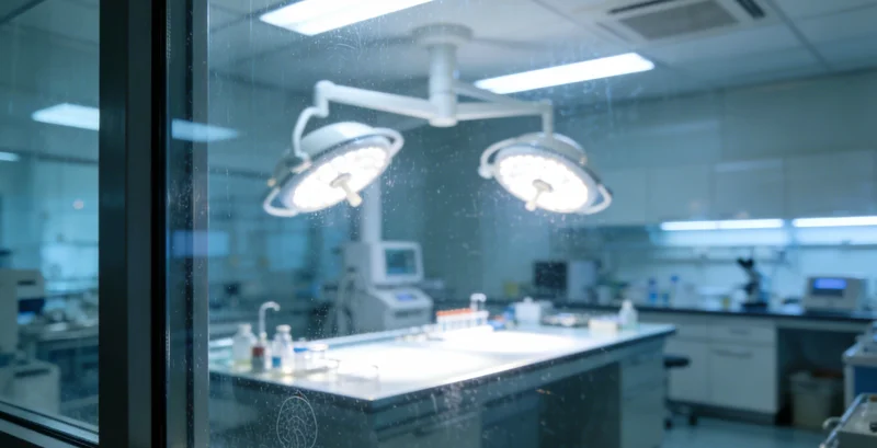 专业人员正在向女性解读基因检测报告