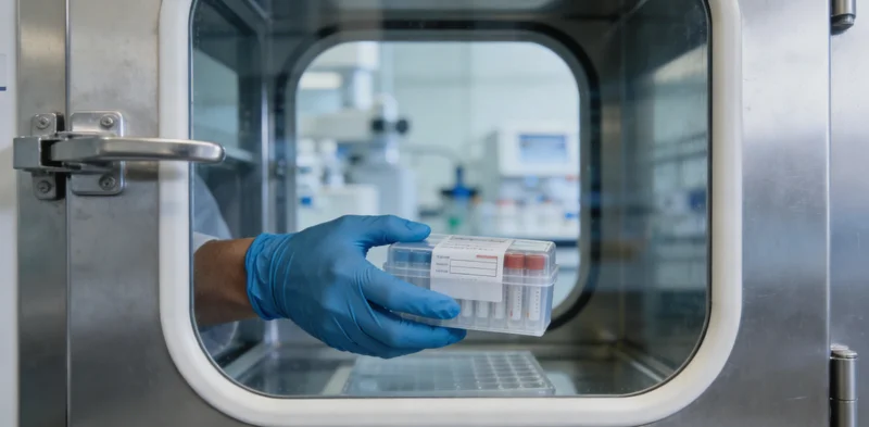 医生向患者讲解基因检测报告