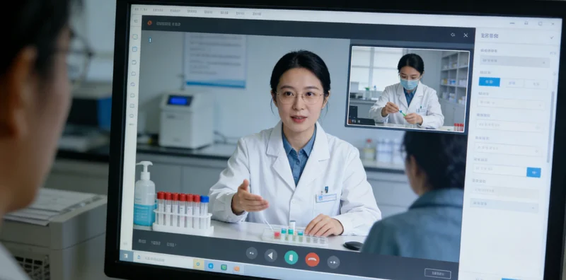 吐鲁番女性在咨询HPV检测服务