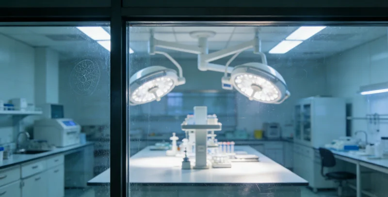 先进的基因检测设备工作场景