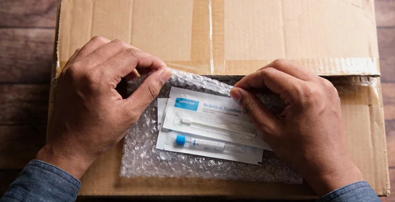 在泸州某专业采样点，医护人员正