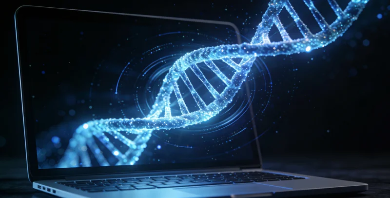 STD基因检测原理示意图,展示