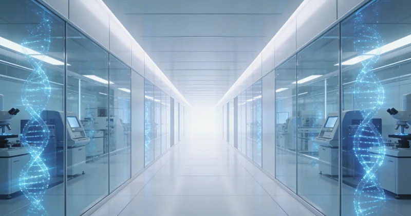 诊室内，医生手持检测报告，正与