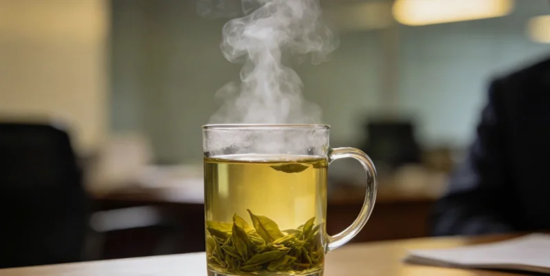 一位专业人士正在向客户耐心解读