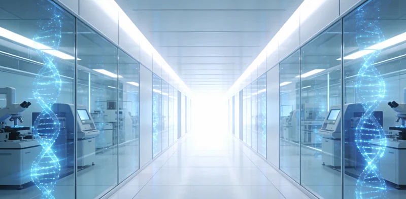 医生正在向咨询者解读真菌基因检