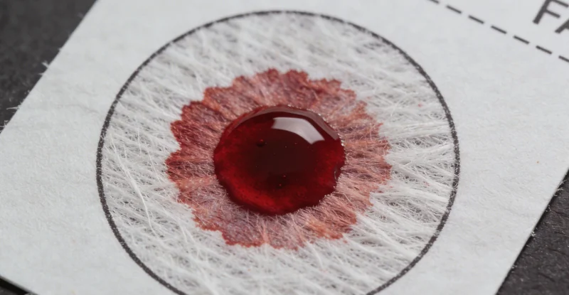 示意图展示私密的检测样本采集流