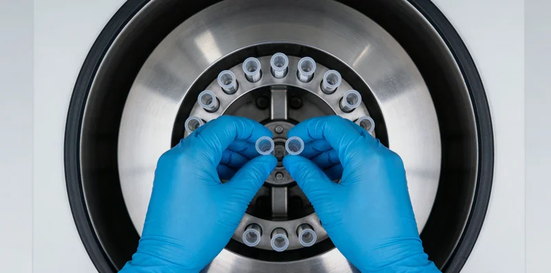 医生在诊室内,用手指着报告单,