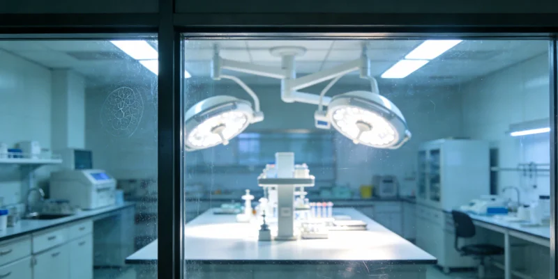 专业基因检测实验室工作场景