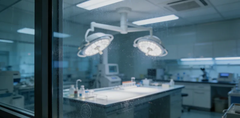 病毒基因检测实验室工作场景